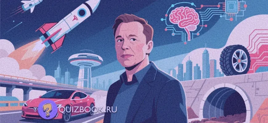 Изображение к квизу о Илоне Маске | Часть 2