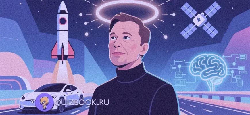 Изображение к квизу о Илоне Маске | Часть 1